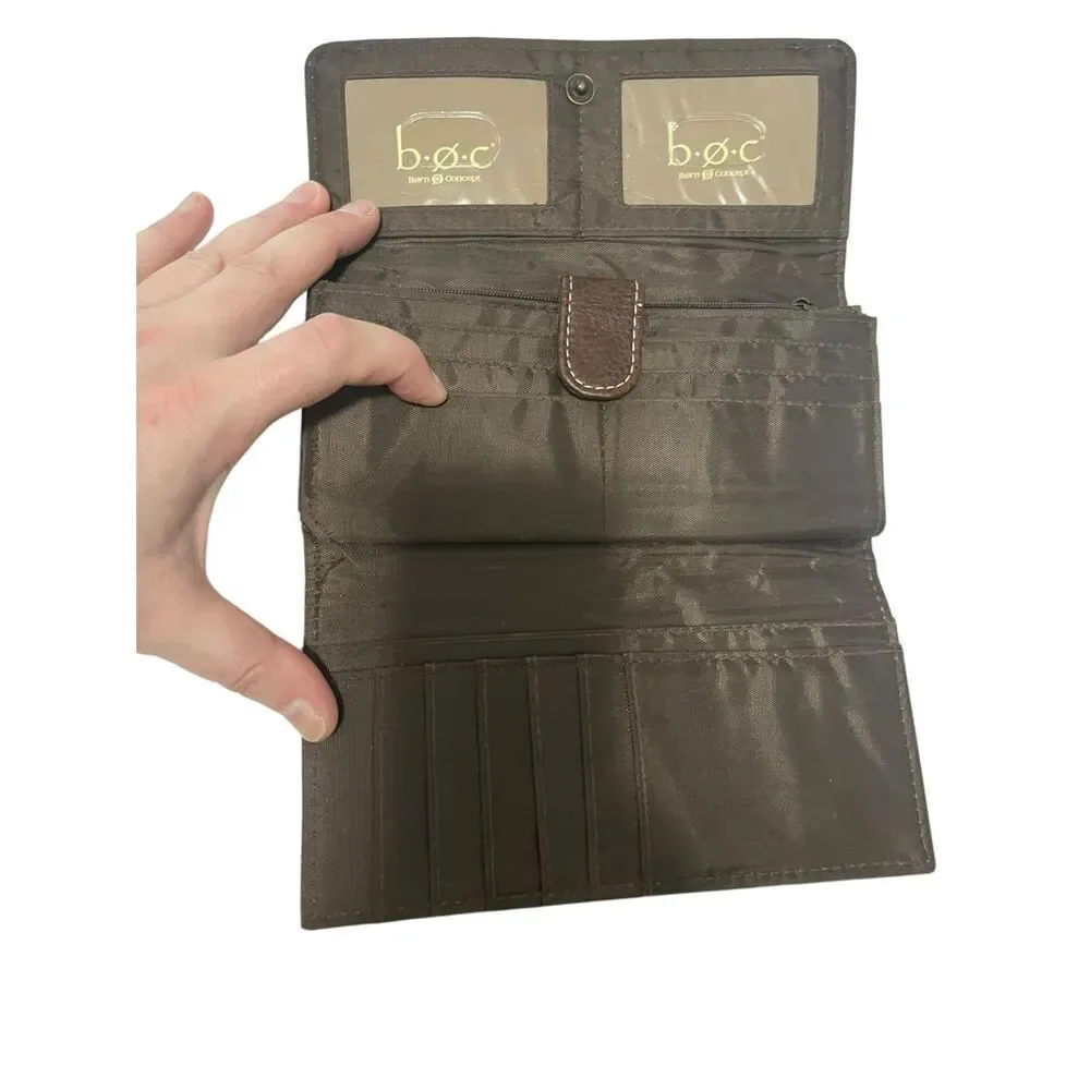 Born Concept Brown Wallet Good Condition